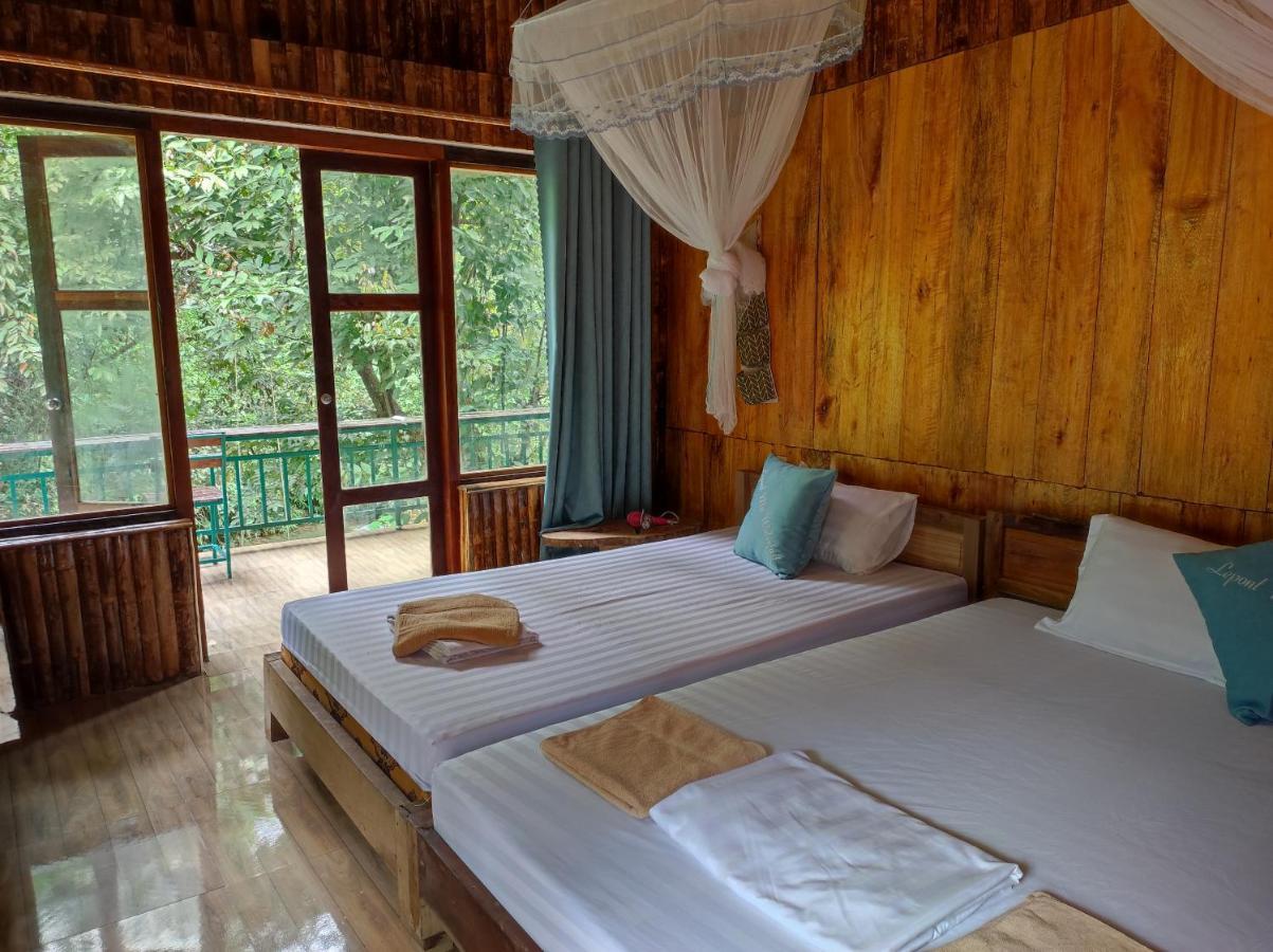 Lepont Mu Waterfall Bungalow Hòa Bình Buitenkant foto