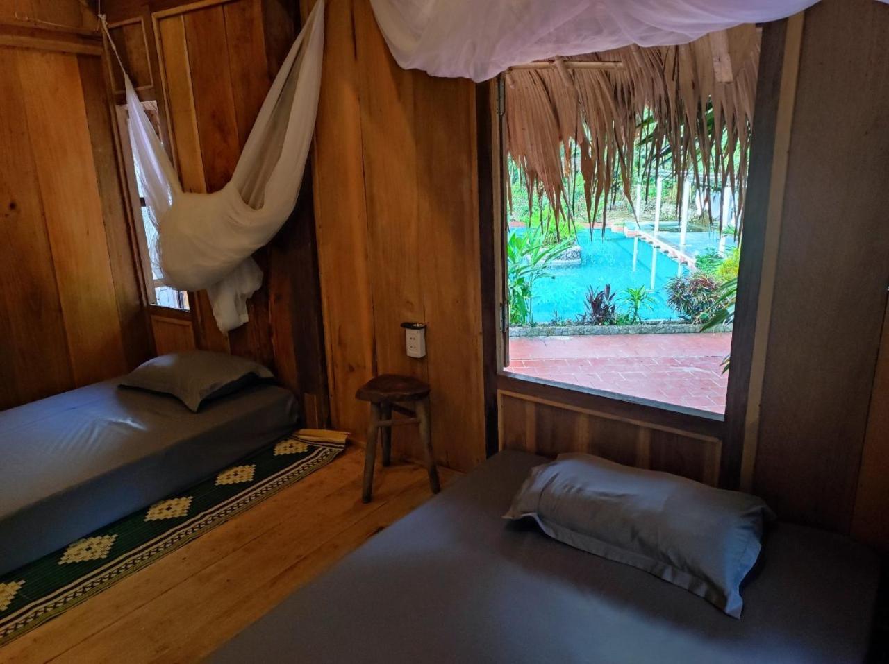 Lepont Mu Waterfall Bungalow Hòa Bình Buitenkant foto